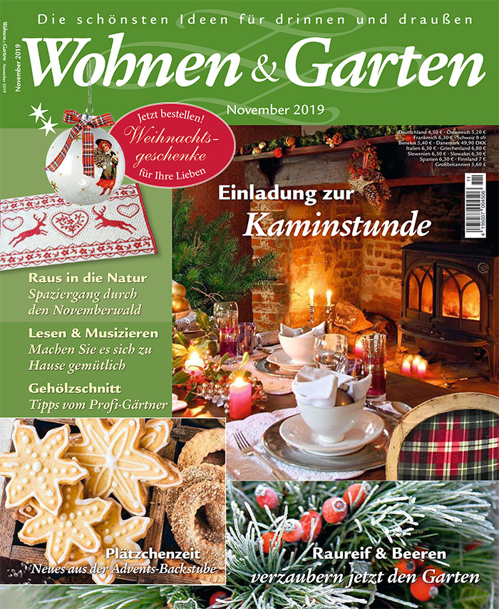 德国《Wohnen & Garten》生活与花园杂志PDF电子版【2019年11月刊免费下载阅读】