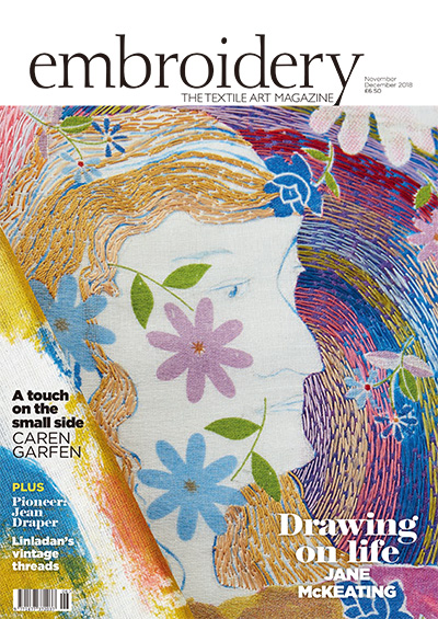 英国《Embroidery》刺绣杂志PDF电子版【2018年合集6期】