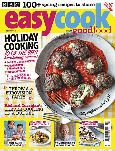 英国《BBC Easy Cook》实用美食杂志PDF电子版【2019年合集10期】
