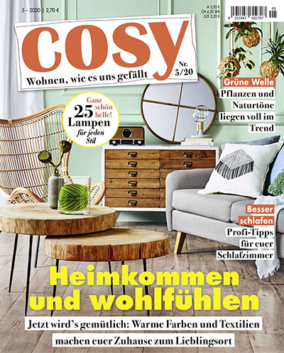 德国《Cosy》清新家居杂志PDF电子版【2020年合集5期】