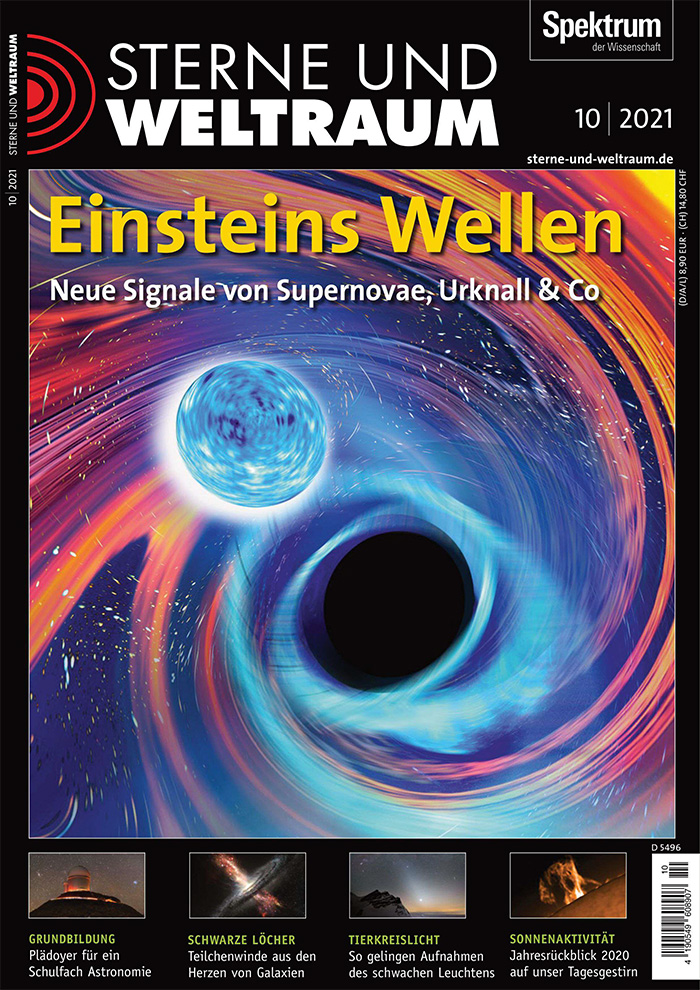 德国《Sterne und Weltraum》太空科学杂志PDF电子版【2021年10月刊免费下载阅读】