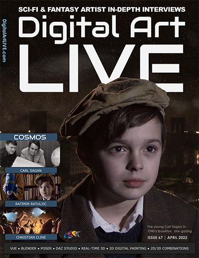 英国《Digital Art Live》科幻数字艺术杂志PDF电子版【2022年合集6期】