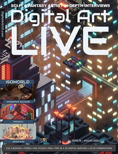 英国《Digital Art Live》科幻数字艺术杂志PDF电子版【2022年合集6期】