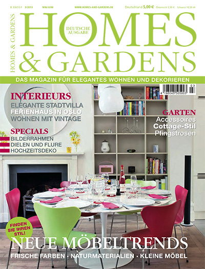 德国《Homes & Gardens》住宅花园杂志PDF电子版【2013年合集4期】