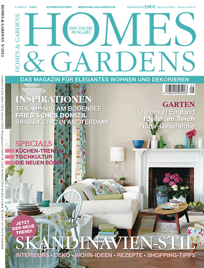 德国《Homes & Gardens》住宅花园杂志PDF电子版【2013年合集4期】