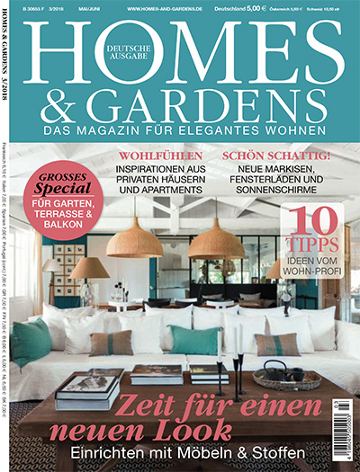 德国《Homes & Gardens》住宅花园杂志PDF电子版【2018年合集7期】