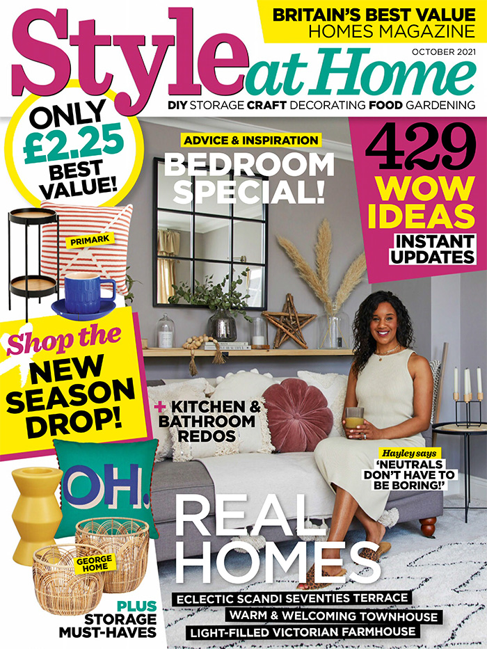 英国《Style At Home》家居装饰杂志PDF电子版【2021年10月刊免费下载阅读】