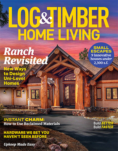 美国《Log＆Timber Home Living》木屋别墅杂志PDF电子版【2024年合集8期】