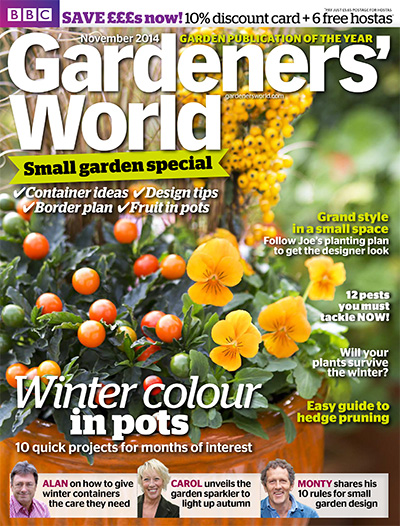 英国《BBC Gardeners World》园艺杂志PDF电子版【2014年合集12期】