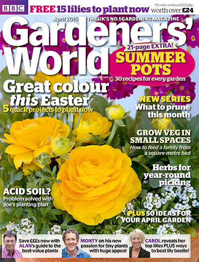 英国《BBC Gardeners World》园艺杂志PDF电子版【2015年合集12期】