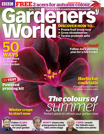 英国《BBC Gardeners World》园艺杂志PDF电子版【2015年合集12期】