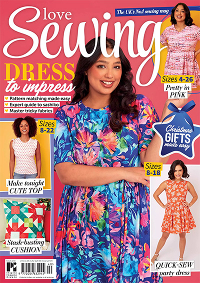 英国《Love Sewing》时尚缝纫杂志PDF电子版【2024年合集13期】
