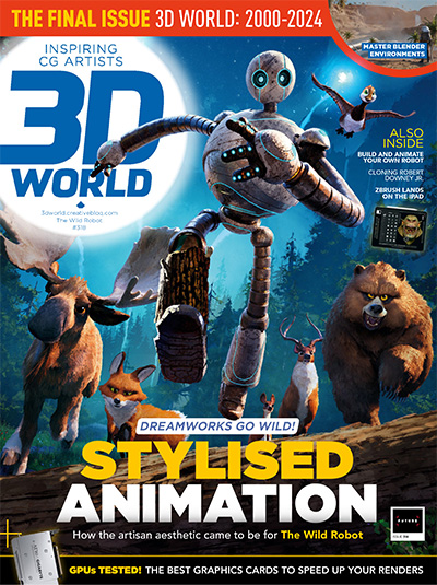 英国《3D World》数码CG艺术杂志PDF电子版【2024年合集12期】