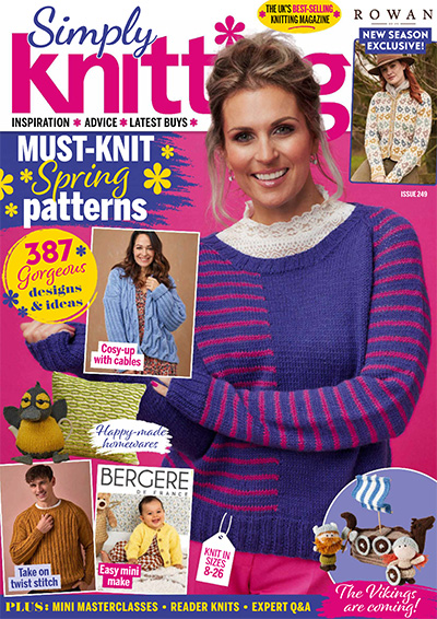 英国《Simply Knitting》针织编织杂志PDF电子版【2024年合集13期】