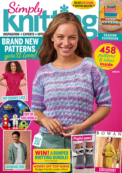 英国《Simply Knitting》针织编织杂志PDF电子版【2024年合集13期】