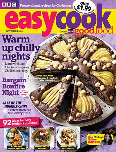 英国《BBC Easy Cook》实用美食杂志PDF电子版【2015年合集10期】