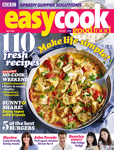 英国《BBC Easy Cook》实用美食杂志PDF电子版【2016年合集10期】