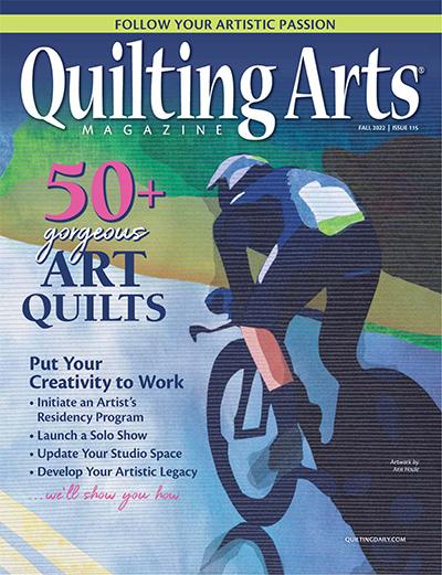 美国《Quilting Arts》绗缝艺术杂志PDF电子版【2022年合集4期】