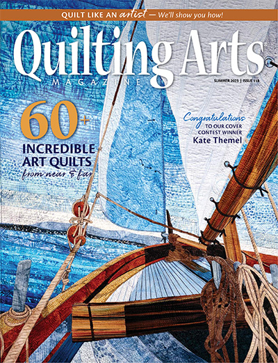 美国《Quilting Arts》绗缝艺术杂志PDF电子版【2023年合集4期】