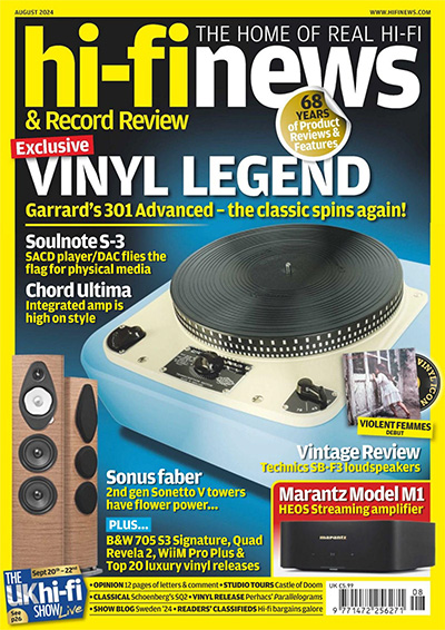 英国《Hi-Fi News》音响设备资讯杂志PDF电子版【2024年合集13期】