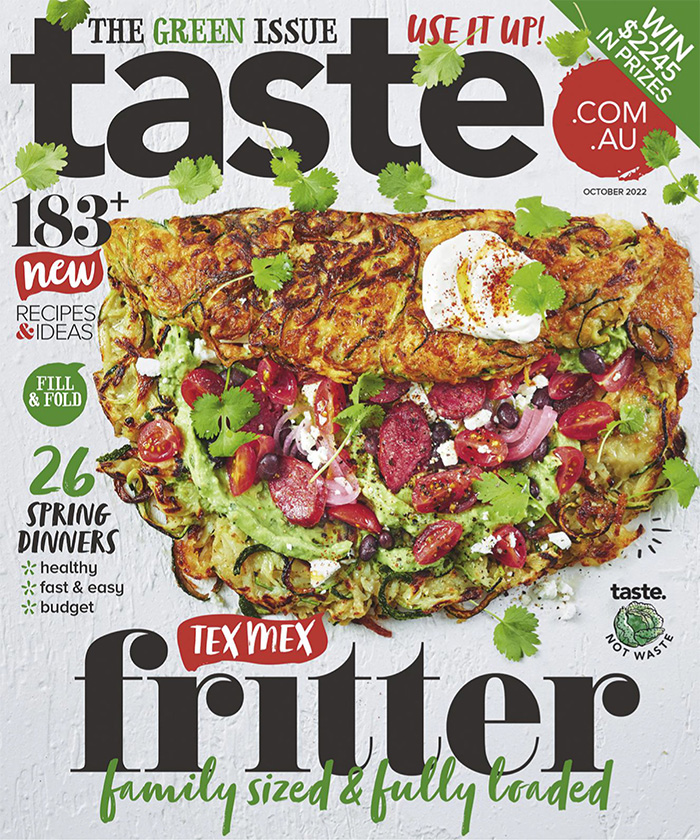 澳大利亚《Taste.com.au》美食生活杂志PDF电子版【2022年10月刊免费下载阅读】