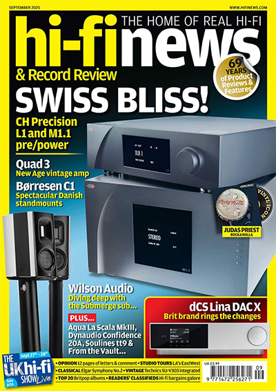 英国《Hi-Fi News》音响设备资讯杂志PDF电子版【2025年合集13期】