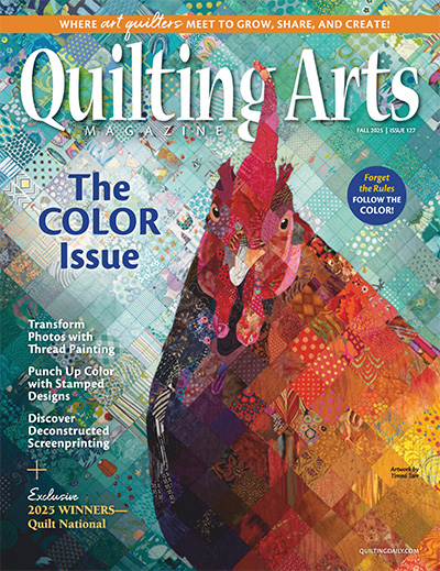 美国《Quilting Arts》绗缝艺术杂志PDF电子版【2025年合集4期】
